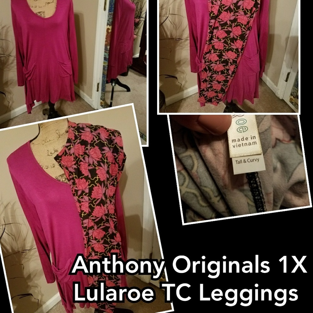Lularoe TC Leggings.. Antthony Tunic